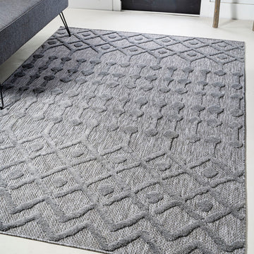 Peralta Moroccan Diamond Indoor/outdoor Area Rug